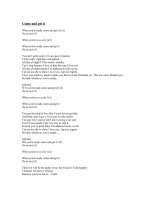 hoc tieng anh qua bai hat