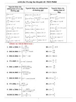 Tổng hợp tích phân trong các đề thi đại hoc,cao đẳng,tốt nghiệp