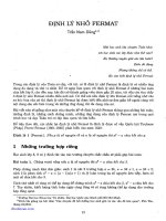 định lí fermat nhỏ