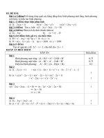 kiểm tra đại số đề tự luận lớp 8