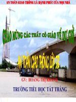 Bài 3 :Biển tín hiệu giao thông đường bộ