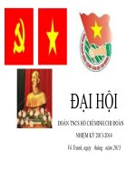 ma két trang trí đại hội chi đoàn nhiệm kỳ 2013-2014