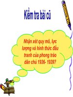 Bài 16. Phong trào GPDT 1939 - 1945 (Thi gv giỏi)