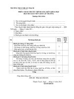 Phiếu chấm thuyết trình sáng kiến giải pháp