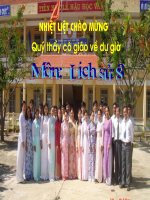 BÀI 8 TIẾT 13 SỬ 8