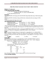 phương pháp giải bài tập peptit