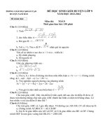 Đề thi HSG toán 9 Nam Đàn 13-14