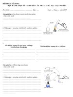 Bài thực hành số 02 - Hóa học 12