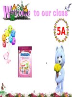 Bài 4 - let''''s learn E lớp 5- A 1,2,3