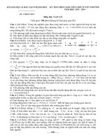 DE THI GVG TRUONG NAM 2013-2014 VA DAP AN