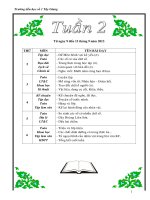 Giáo án lớp 4 tuần 2