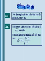 ÔN TẬP CHƯƠNG I (DS9 HAY)