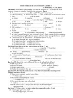 Bài tập cho HS khối 9