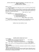 đề thi hsg văn 7 - mơ