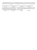 Nhờ các Thầy Cô giải dùm 2 bài lý về máy biến áp