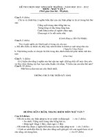 đề thi hsg văn 7 - cô mơ