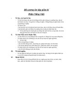 đề cương ôn tập giữa kì