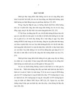 luận án tiến sĩ y học thực trạng thiếu dinh dưỡng, một số yếu tố liên quan và đề xuất giải pháp can thiệp ở trẻ em dưới 5 tuổi tại huyện việt yên - bắc giang, 2006-2008