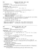 ĐỀ CƯƠNG ÔN TẬP GIỮA HKI TOÁN 8