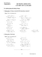 CHUYÊN ĐỀ  HỆ SIÊU VIỆT