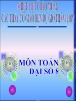 Tiết 15: Phân tích đa thức thành nhân tử bằng cách phối hợp ...