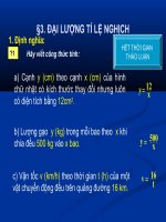 đại lượng tỉ lệ nghịch