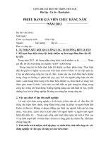 Phieu danh gia vien chưc y te nam 2013