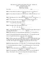 ĐỀ THI GIAO LƯU TOÁN TUỔI THƠ