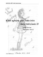 Tổng hợp kinh nghiệm ôn luyện HSG MTBT (Casio)