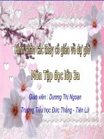tập đọc kể chuyện tuần 11