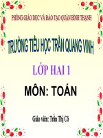 TUAN 23, TOAN - MOT PHAN BA