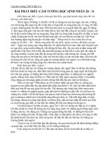 Bài phát biểu 20/11/2013