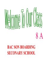 E 8 Unit 6 Speak and listen