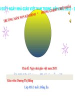 Âm Nhạc Cô và mẹ và cô giáo miền xuôi