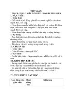 Mạch điện có R, L, C nối tiếp. Cộng hưởng điện.