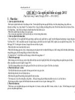 chủ đề một số nghành nghề