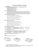 Đề cương ôn tập phần VKT