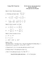 đề chọ hs giỏi toán 6