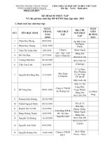 Kế hoạch thực tập 1009KTMT