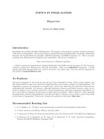 bất đẳng thức