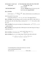 Đề thi HSG tỉnh vĩnh long năm học 2013-2014