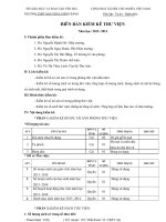 biên bản kiểm kê thư viện năm học 2013- 2014