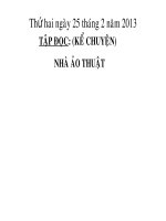 Tập đọc : Nhà ảo thuật