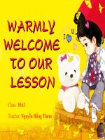 unit 7: speaking lớp 10