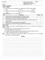 de kiem tra chuong i hinh hoc 2013-2014