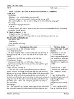 giáo án nghề học kì I