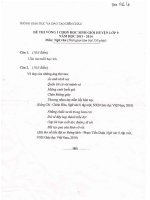 Đề thi HSG huyện môn Toán 9 Diễn Châu năm 2013-2014 vòng 1