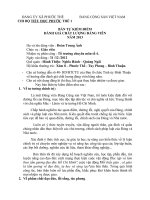 ĐÁNH GIÁ XẾP LOẠI ĐẢNG VIÊN HÀNG NĂM