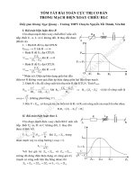 TOM TAT BAI TOAN CUC TRI CO BAN TRONG MACH DIEN XOAY CHIEU RLC