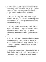 cấu trúc tiêng anh